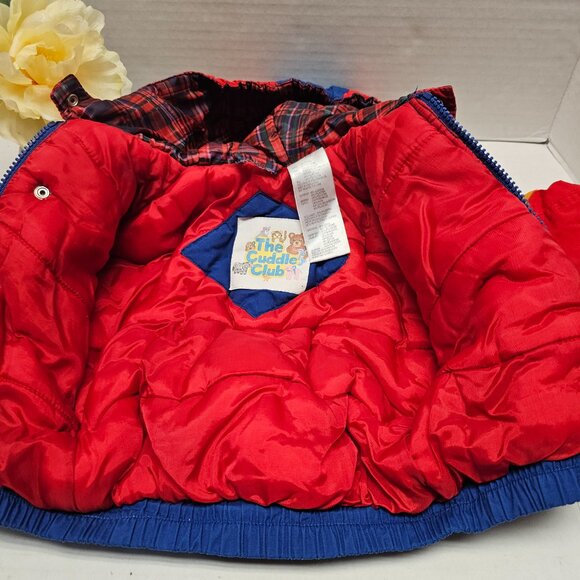 Vintage The Cuddle Club Baby Child Coat Jacket Infant Block Colors Mr Fix It 12 - Picture 5 of 16